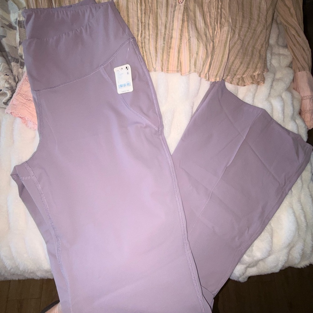 Free People Lilac High-Waist Leggings